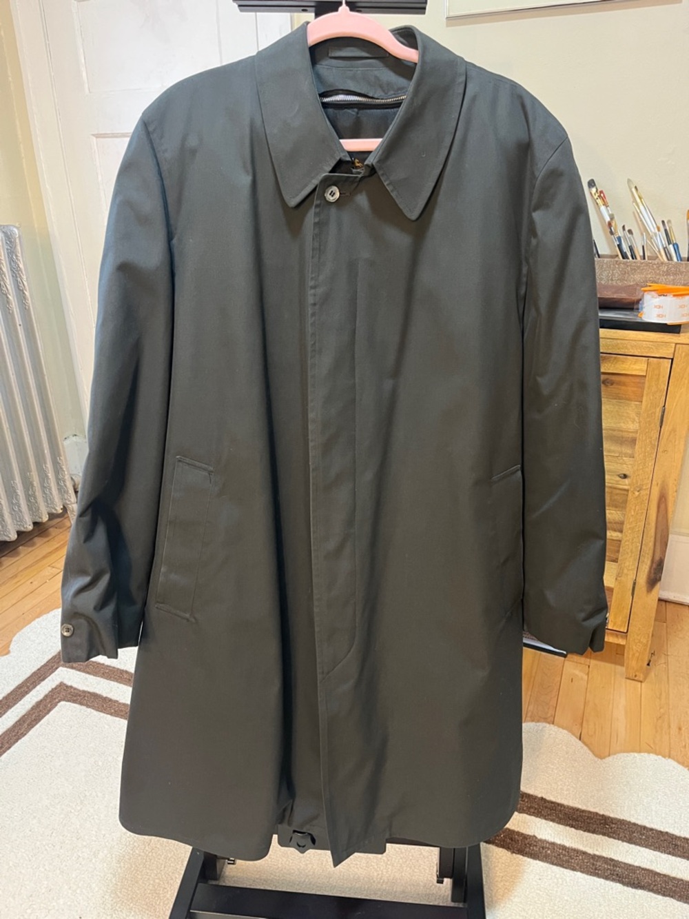 ✨Vintage Rainfair Trench Top Coat with zip in fur lining✨